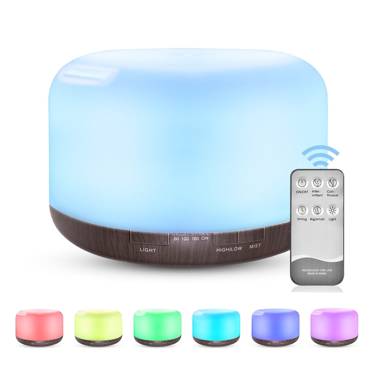 Color Changing Essential Oil Aromatherapy Diffuser With Remote - Soul Vibe Company DC - THE CEO